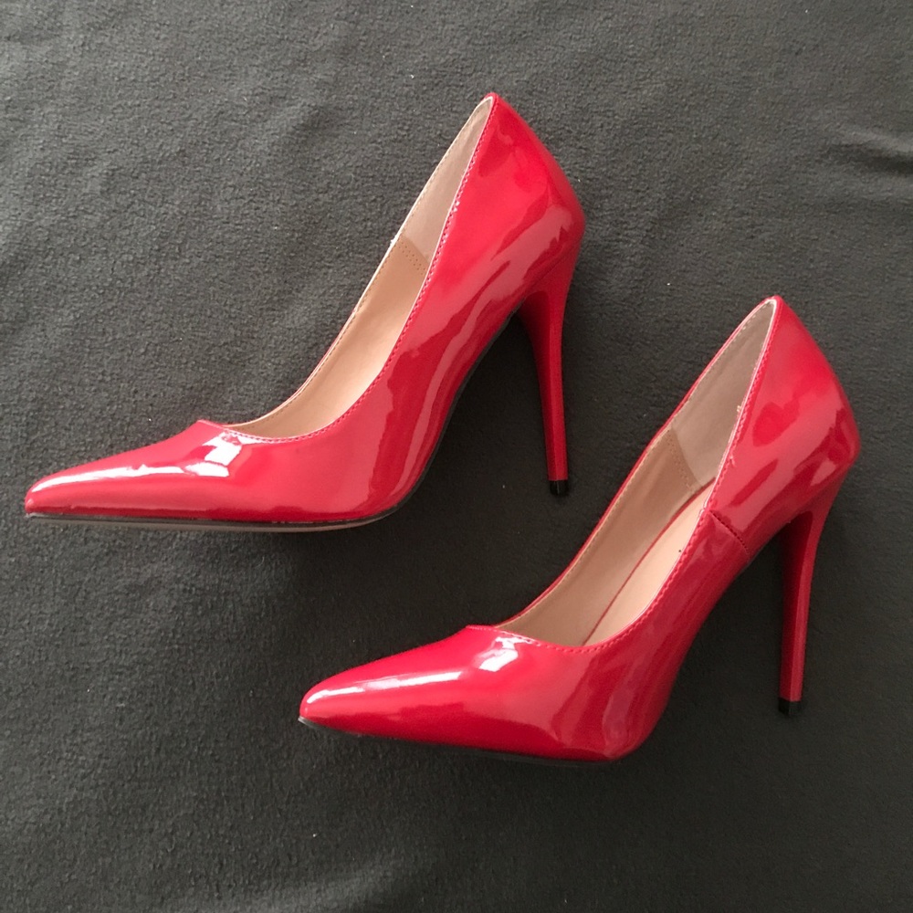 Madden girl red stiletto pumps